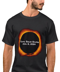 T-shirts to celebrate the Total Solar Eclipse for 2024